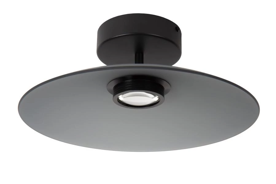 Lucide Premium MENGA - Plafonnier - Ø 40 cm - LED Dim. - 1x11W 2700K - Fumé - éteint